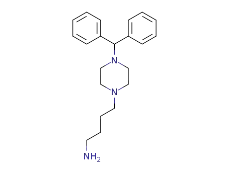 Molecular Structure of 101620-10-4 (1-(4-Aminobutyl)-4-(diphenylmethyl)piperazine)