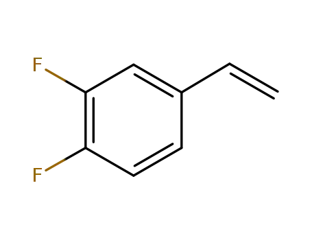 Molecular Structure of 405-03-8 (3,4-Difluorostyrene)