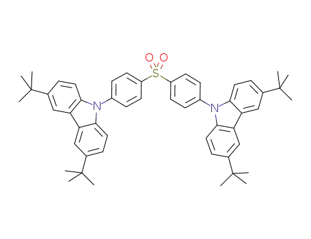 9,9'-(4,4'-sulfonylbis(4,1-phenylene))bis(3,6-di-tert -butyl-9H -carbazole)