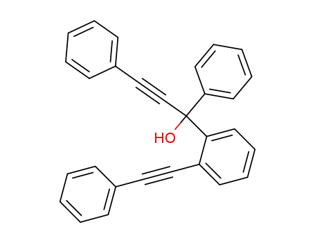 1,3-diphenyl-1-(2-phenylethynyl-phenyl)-prop-2-yn-1-ol