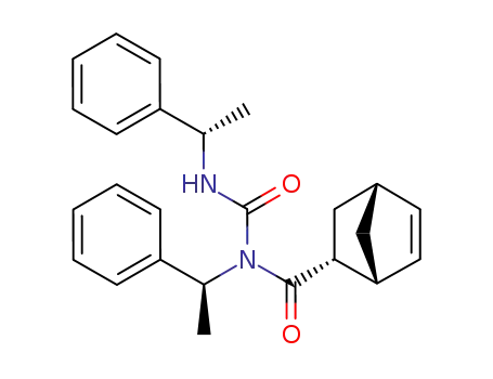 1-((1R,2R,4R)-Bicyclo[2.2.1]hept-5-ene-2-carbonyl)-1,3-bis-((S)-1-phenyl-ethyl)-urea