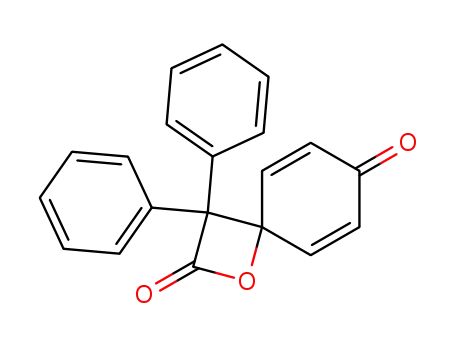 1-Oxaspiro[3.5]nona-5,8-diene-2,7-dione, 3,3-diphenyl-