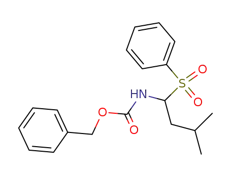 (1-benzenesulfonylisopentyl)carbamic acid benzyl ester