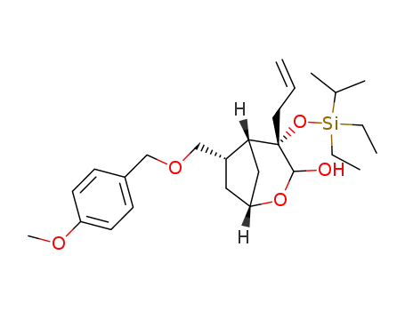 (1R,4S,5R,6S)-4-Allyl-4-(diethyl-isopropyl-silanyloxy)-6-(4-methoxy-benzyloxymethyl)-2-oxa-bicyclo[3.2.1]octan-3-ol