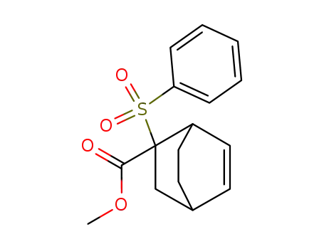Bicyclo[2.2.2]oct-5-ene-2-carboxylic acid, 2-(phenylsulfonyl)-, methyl
ester