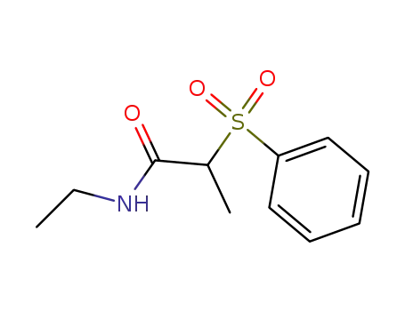 Propanamide, N-ethyl-2-(phenylsulfonyl)-