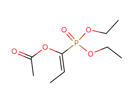 Acetic acid (E)-1-(diethoxy-phosphoryl)-propenyl ester