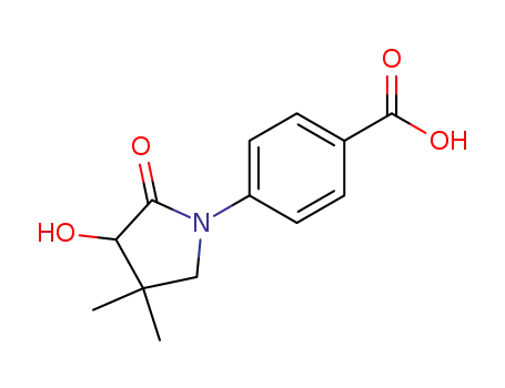 (+/-)-4-(3-hydroxy-4,4-dimethyl-2-oxopyrrolidin-1-yl)benzoic acid