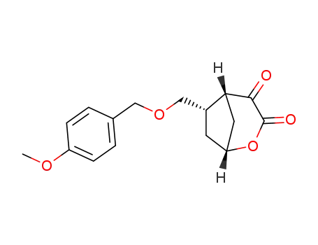 (1R,5R,6S)-6-(4-Methoxy-benzyloxymethyl)-2-oxa-bicyclo[3.2.1]octane-3,4-dione