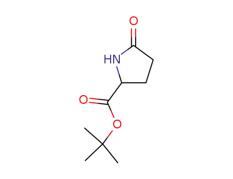 Molecular Structure of 85136-12-5 ((S)-2-PYRROLIDONE-5-CARBOXYLIC ACID T-BUTYL ESTER)