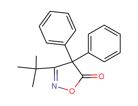 Molecular Structure of 95279-14-4 (3-<i>tert</i>-butyl-4,4-diphenyl-4<i>H</i>-isoxazol-5-one)