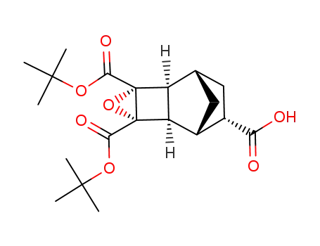 di-tert-butyl (8S)-8β-carboxylic acid-4-oxa-(1α,2β,3α,5α,6β,7α)-tetracyclo[5.2.1.0<sup>2,6</sup>.0<sup>3,5</sup>]decane-3,5-dicarboxylate