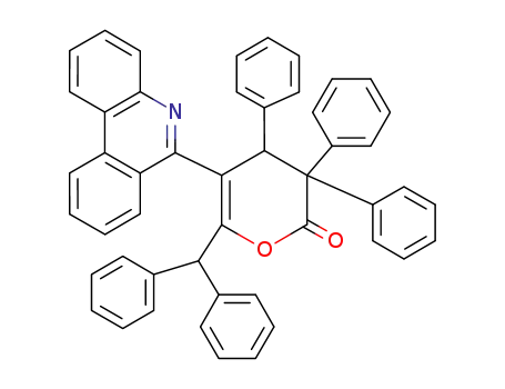 6-benzhydryl-5-phenanthridin-6-yl-3,3,4-triphenyl-3,4-dihydro-pyran-2-one