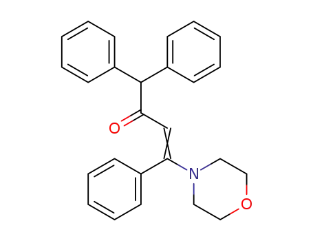 4-morpholin-4-yl-1,1,4-triphenyl-but-3-en-2-one