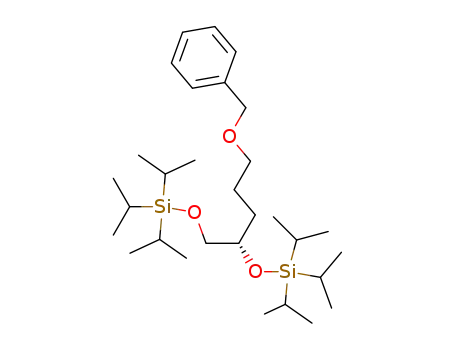 (2S)-5-O-Benzyl-1,2-bis-O-(triisopropylsilyl)pentane-1,2,5-triol