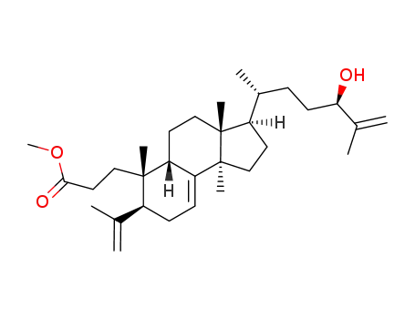24R-hydroxy-3,4-seco-9βH-lanost-4(28),7,25(26)-trien-3-oic acid methyl ester