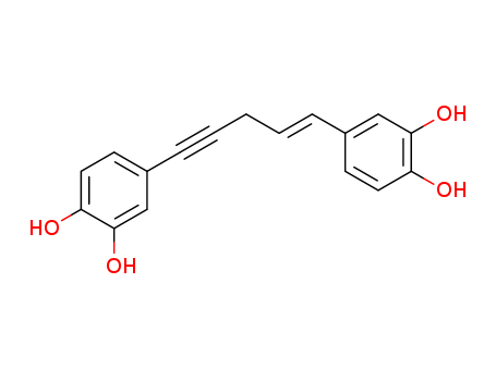1,2-Benzenediol,4,4'-[(1E)-1-penten-4-yne-1,5-diyl]bis-