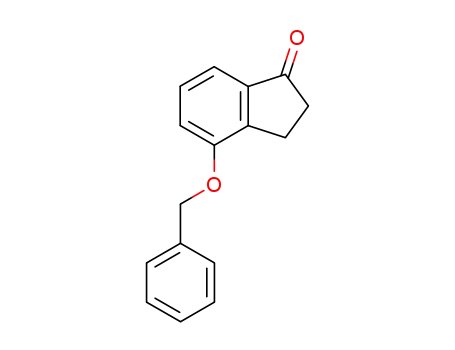 Molecular Structure of 86045-82-1 (4-(benzyloxy)-2,3-dihydroinden-1-one)