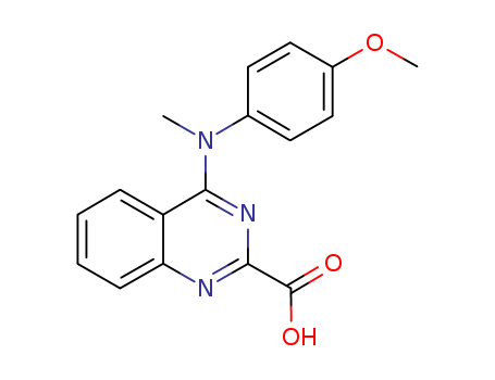 2-Quinazolinecarboxylic acid, 4-[(4-methoxyphenyl)methylamino]-