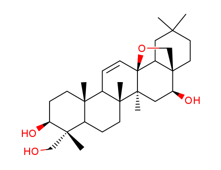 (4R)-13,28-Epoxyolean-11-ene-3β,16β,23-triol(14356-59-3)