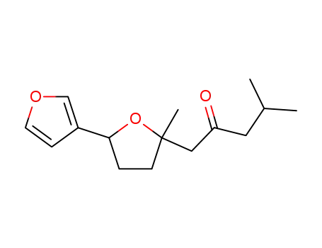 1-[5-(フラン-3-イル)-2-メチルオキソラン-2-イル]-4-メチルペンタン-2-オン