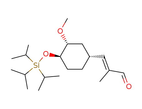 (E)-2-Methyl-3-<(1R,3R,4R)-3-methoxy-4-<(triisopropylsilyl)oxy>cyclohexyl>-2-propenal