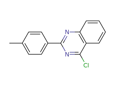 Molecular Structure of 59490-96-9 (4-chloro-2-(4-methylphenyl)quinazoline)