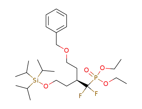 diethyl (2R)-4-(benzyloxy)-1,1-difluoro-2-{2-[(triisopropylsilyl)oxy]ethyl}butylphosphonate