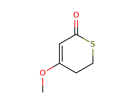 Molecular Structure of 137812-07-8 (2H-Thiopyran-2-one,5,6-dihydro-4-methoxy-(9CI))