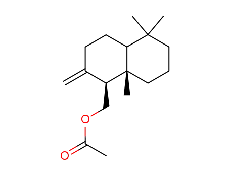 Molecular Structure of 81752-92-3 ((8aS)-(+)-albicanyl acetate)