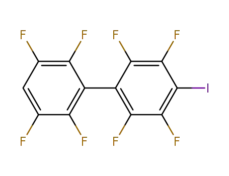 Molecular Structure of 63107-98-2 (1,1'-Biphenyl, 2,2',3,3',5,5',6,6'-octafluoro-4-iodo-)