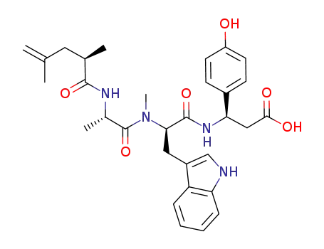 C<sub>31</sub>H<sub>38</sub>N<sub>4</sub>O<sub>6</sub>
