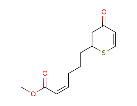 methyl (Z)-6-(3,4-dihydro-4-oxo-2H-thiopyran-2-yl)-2-hexenoate