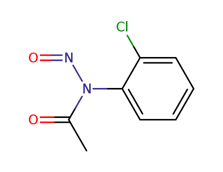 Molecular Structure of 10560-52-8 (N-(2-chlorophenyl)-N-nitrosoacetamide)