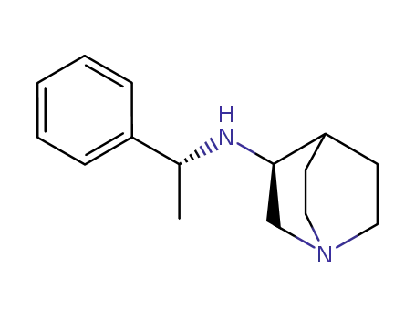 (3S)-3-<(R)-(1-phenyl)ethylamino>-quinuclidine