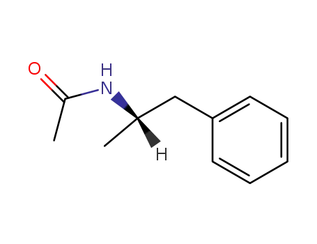 Molecular Structure of 57760-14-2 (Acetamide, N-[(1S)-1-methyl-2-phenylethyl]-)