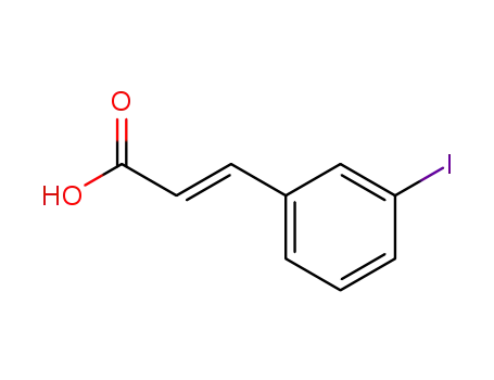 Molecular Structure of 41070-12-6 (3-IODOCINNAMIC ACID)