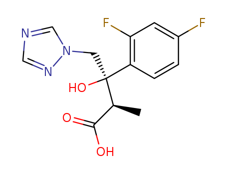 (αR,βR)-β-(2,4-Difluorophenyl)-β-hydroxy-α-methyl-1H-1,2,4-triazole-1-butanoic Acid