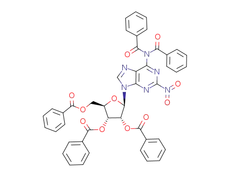 2-nitro-pentabenzoyl adenosine