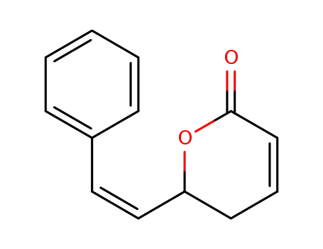 2H-Pyran-2-one, 5,6-dihydro-6-[(1Z)-2-phenylethenyl]-