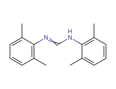Molecular Structure of 16596-05-7 (N,N'-Bis(2,6-dimethylphenyl)formamidine)