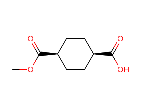 Molecular Structure of 1011-85-4 (1s,4s)-4-(Methoxycarbonyl)cyclohexanecarboxylic acid)