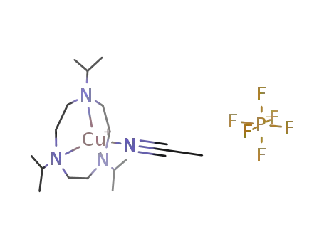 [(1,4,7-triisopropyl-1,4,7-triazacyclononane)Cu(CH<sub>3</sub>CN)]PF<sub>6</sub>
