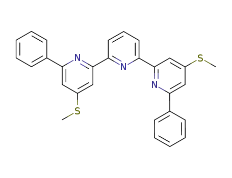 2,6-bis<2-<4-(methylthio)-6-phenyl>pyridinyl>pyridine