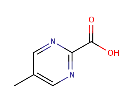 Molecular Structure of 99420-75-4 (2-Pyrimidinecarboxylic acid, 5-methyl- (6CI,9CI))