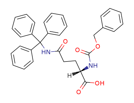 (R)-5-Amino-2-(((benzyloxy)carbonyl)(trityl)amino)-5-oxopentanoic acid