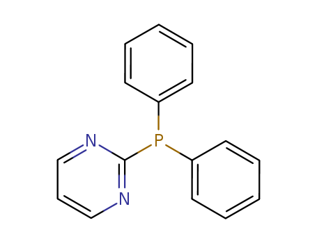 Molecular Structure of 191788-74-6 (Pyrimidine, 2-(diphenylphosphino)-)