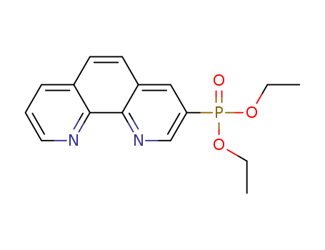 Molecular Structure of 1422766-84-4 (diethyl (1,10-phenanthrolin-3-yl)phosphonate)