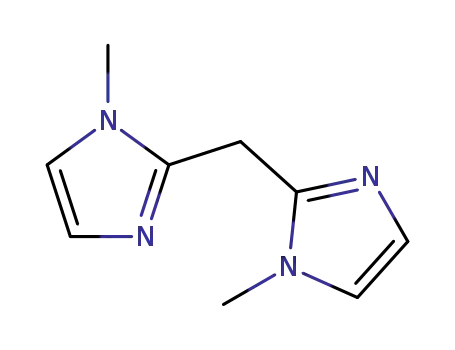 Molecular Structure of 124225-99-6 (BIS-(N-METHYLIMIDAZOL-2-YL)-METHANE)