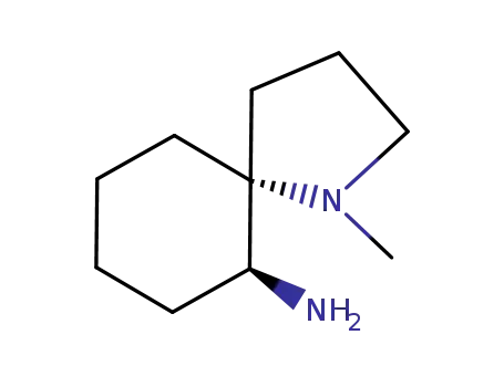 Molecular Structure of 119878-15-8 (1-methyl-1-azaspiro<4.5>decan-10-amine)